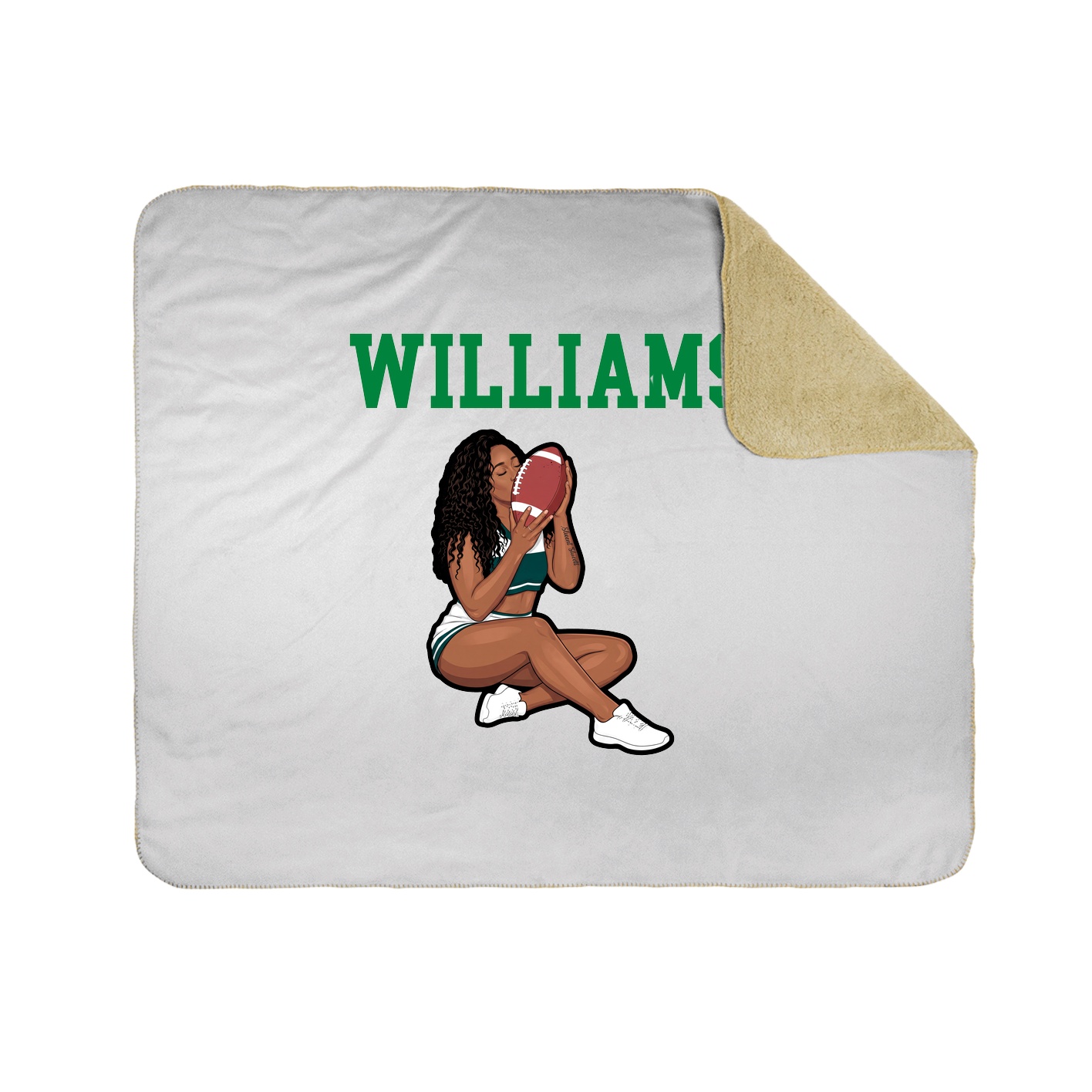 Throw Blanket — Shirsey in White