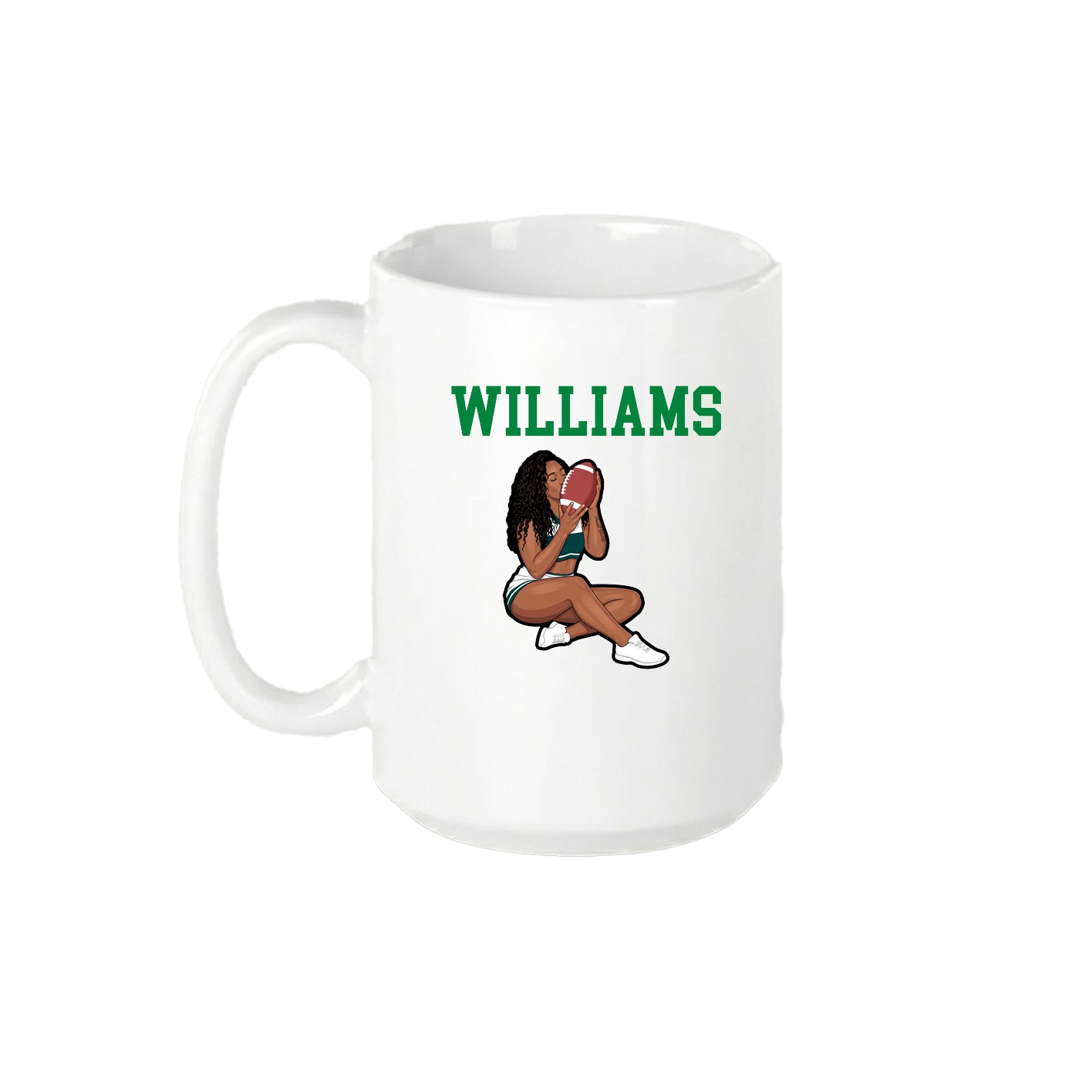 15oz Coffee Mug — Shirsey in White