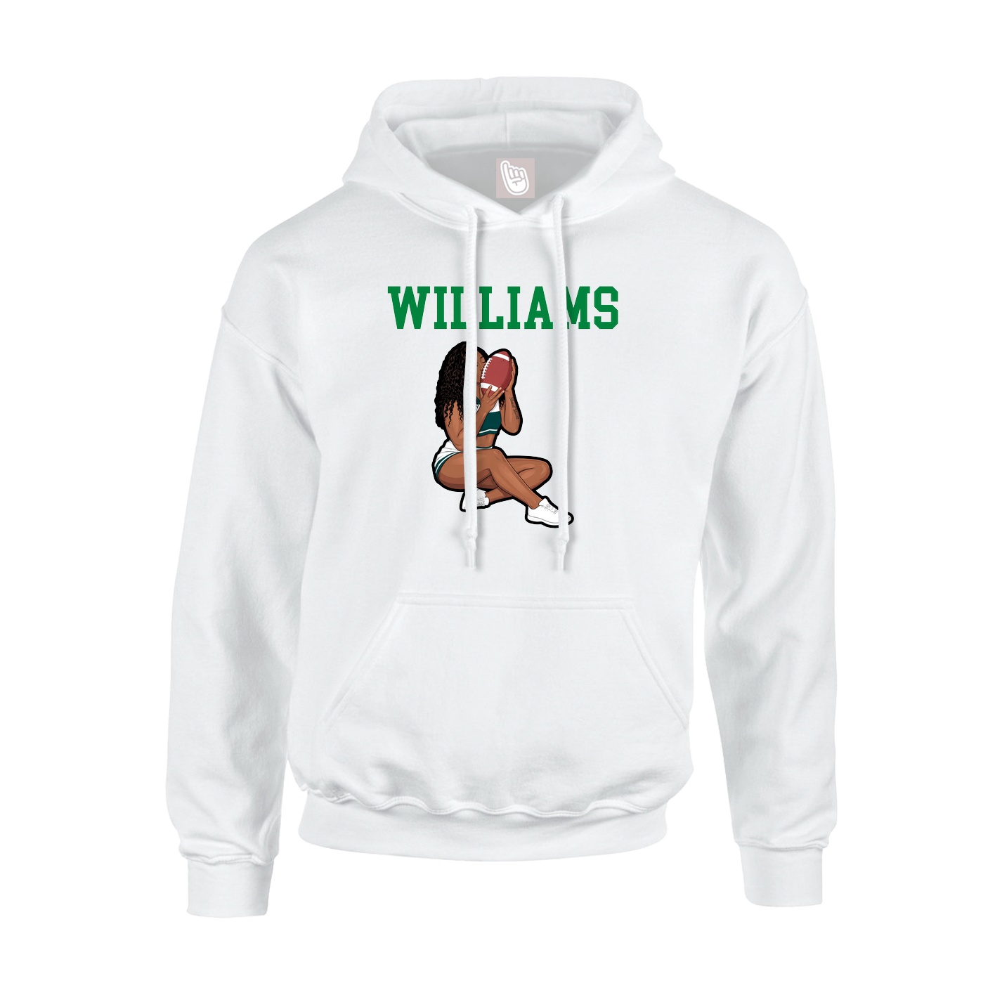 Youth Hoodie — Shirsey in White