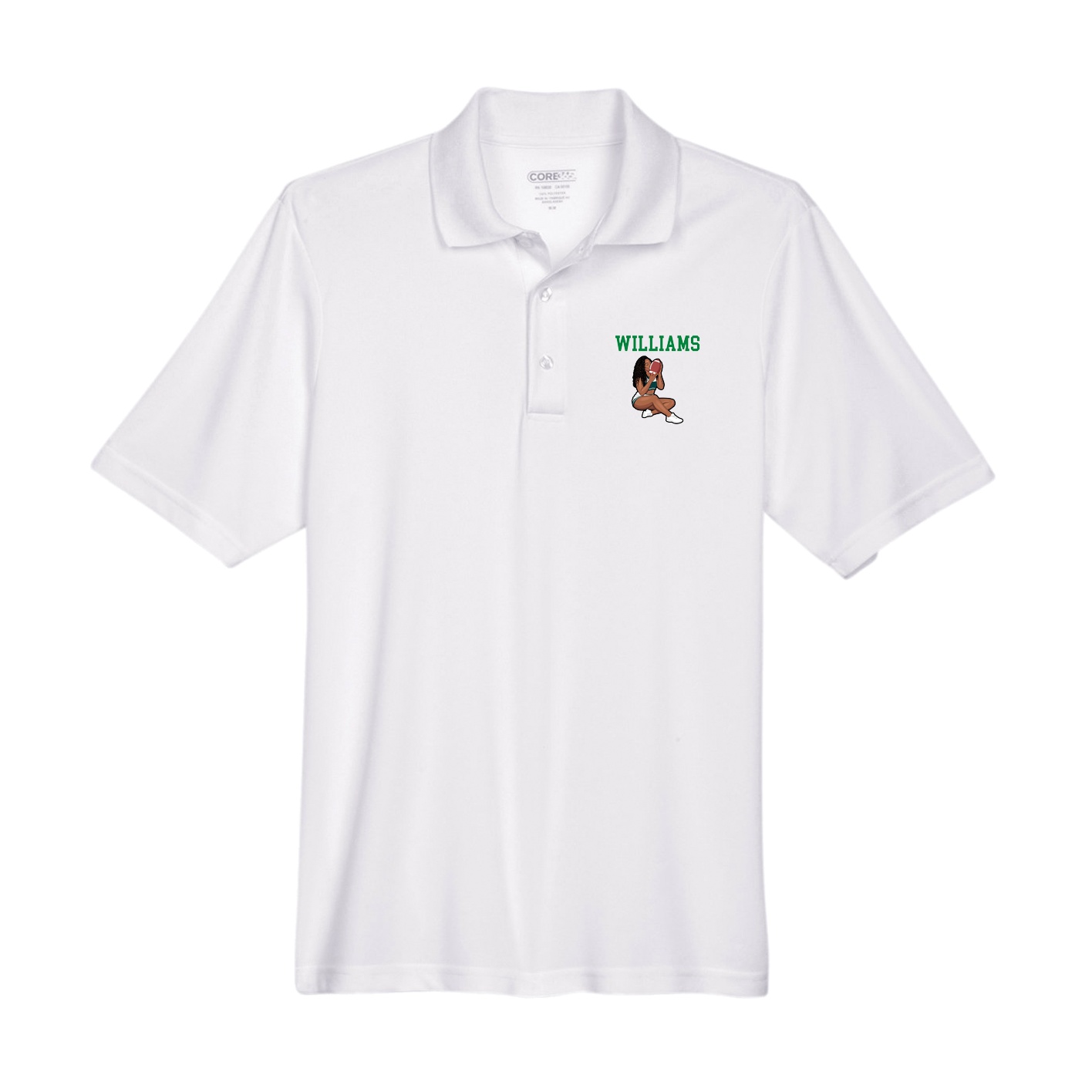Performance Polo — Shirsey in White