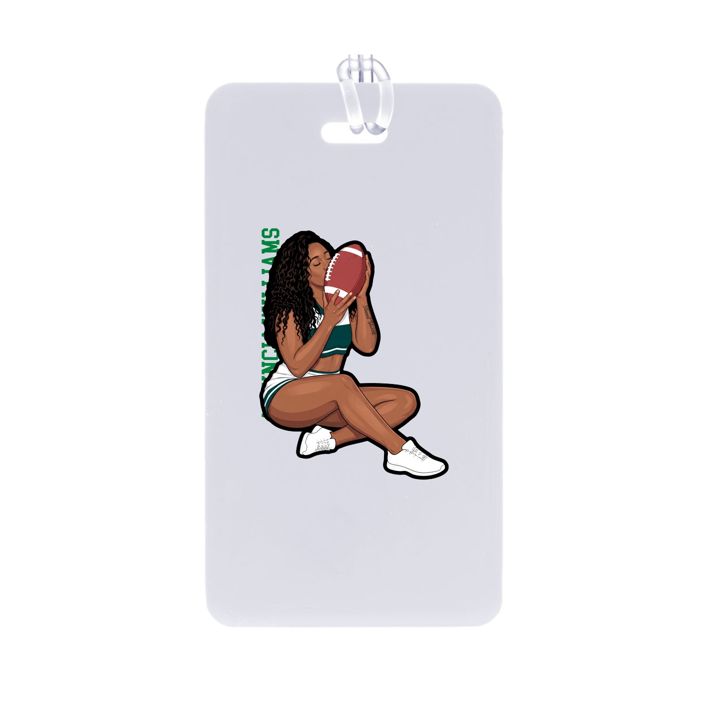 Bag Tag — Name Vertical in Classic