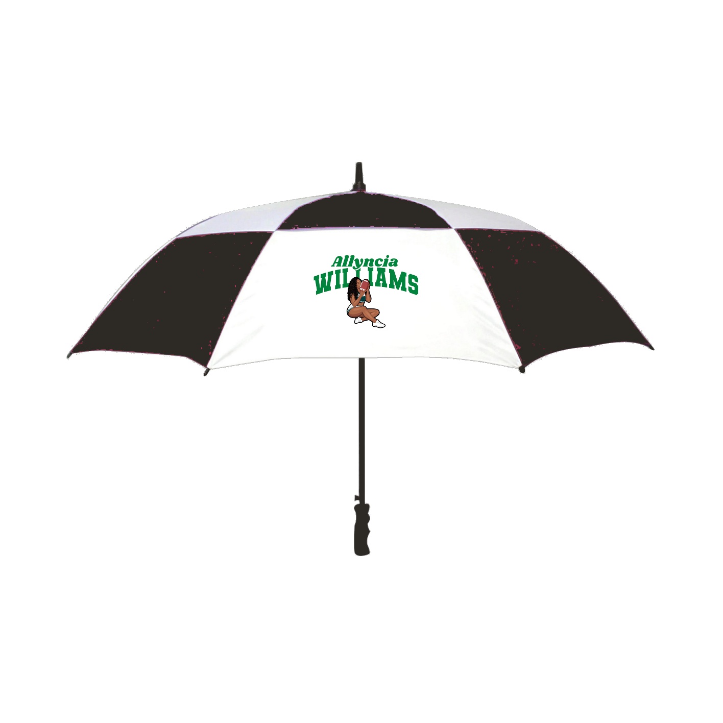 Golf Umbrella — Signature Arch in Black