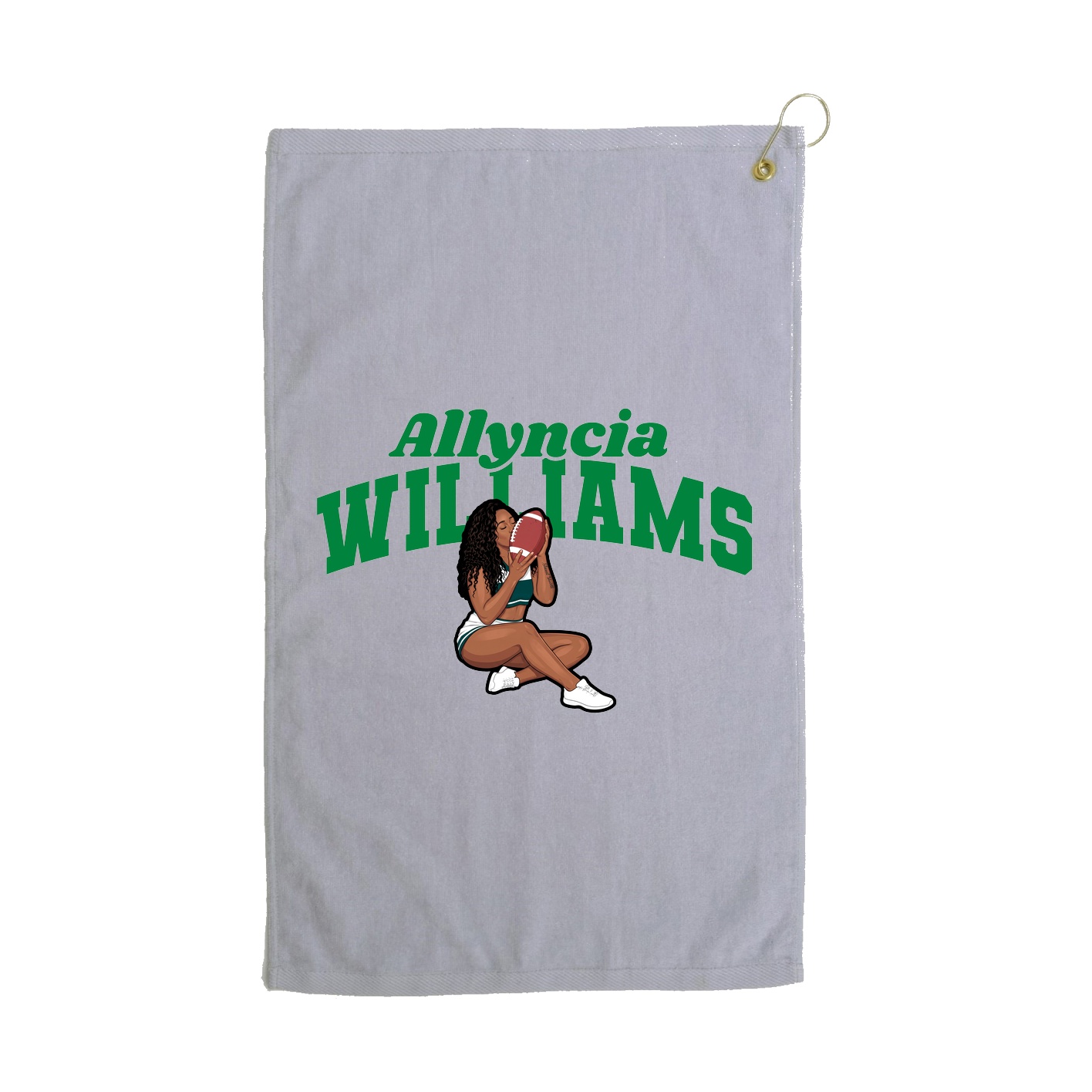 Golf Towel — Signature Arch in Grey