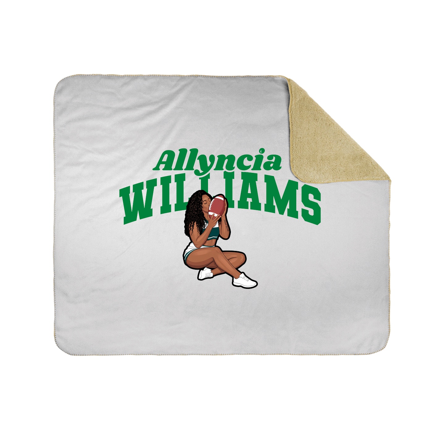 Throw Blanket — Signature Arch in White
