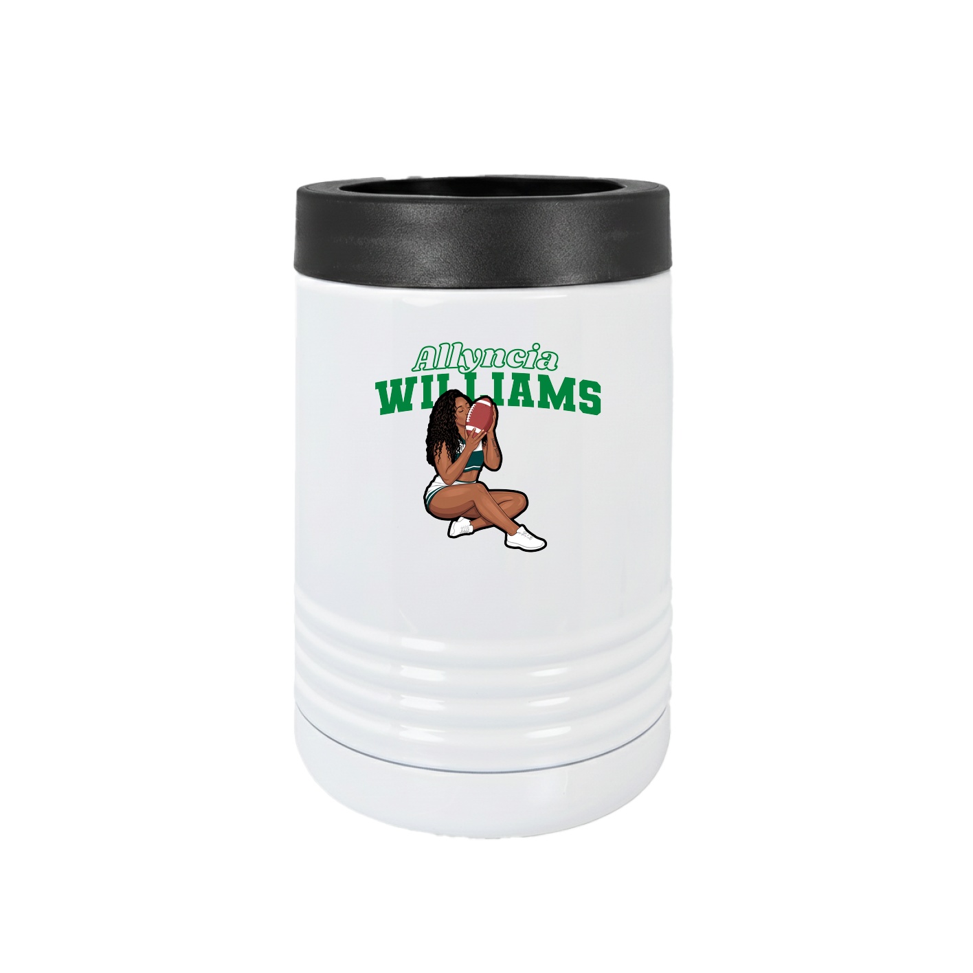 Beverage Holder — Name Arch in White