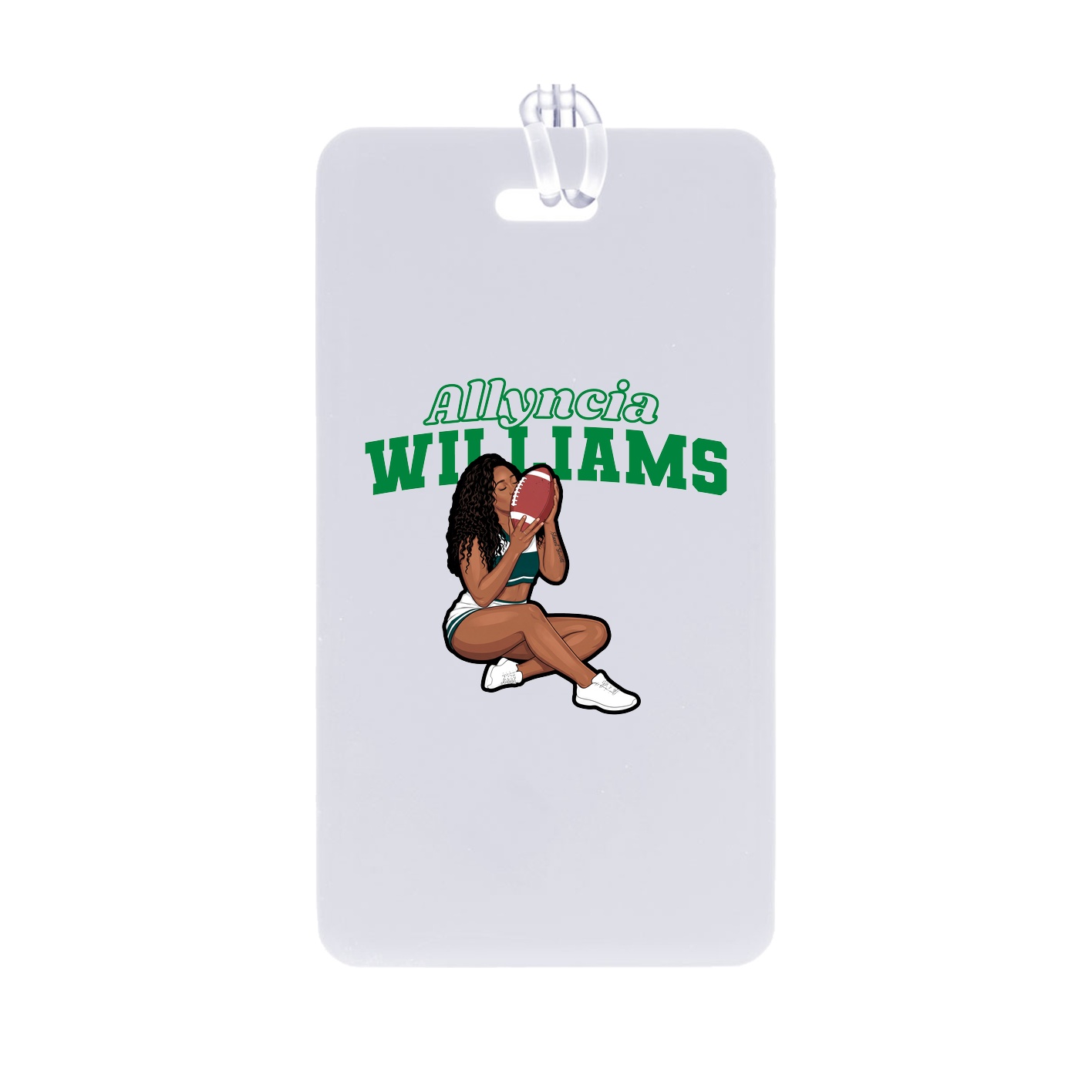 Bag Tag — Name Arch in Classic