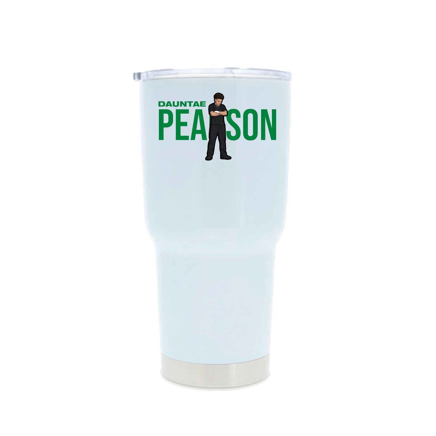 30oz Stainless Steel Tumbler — Player Name in White