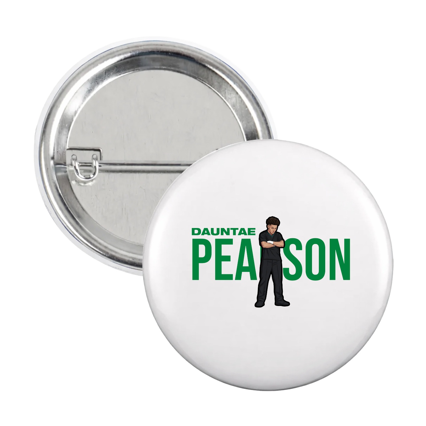 Game Day Button — Player Name in White