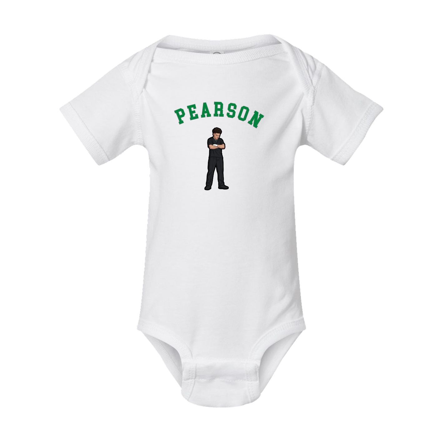 Baby Onesie — Shirsey Arch in White