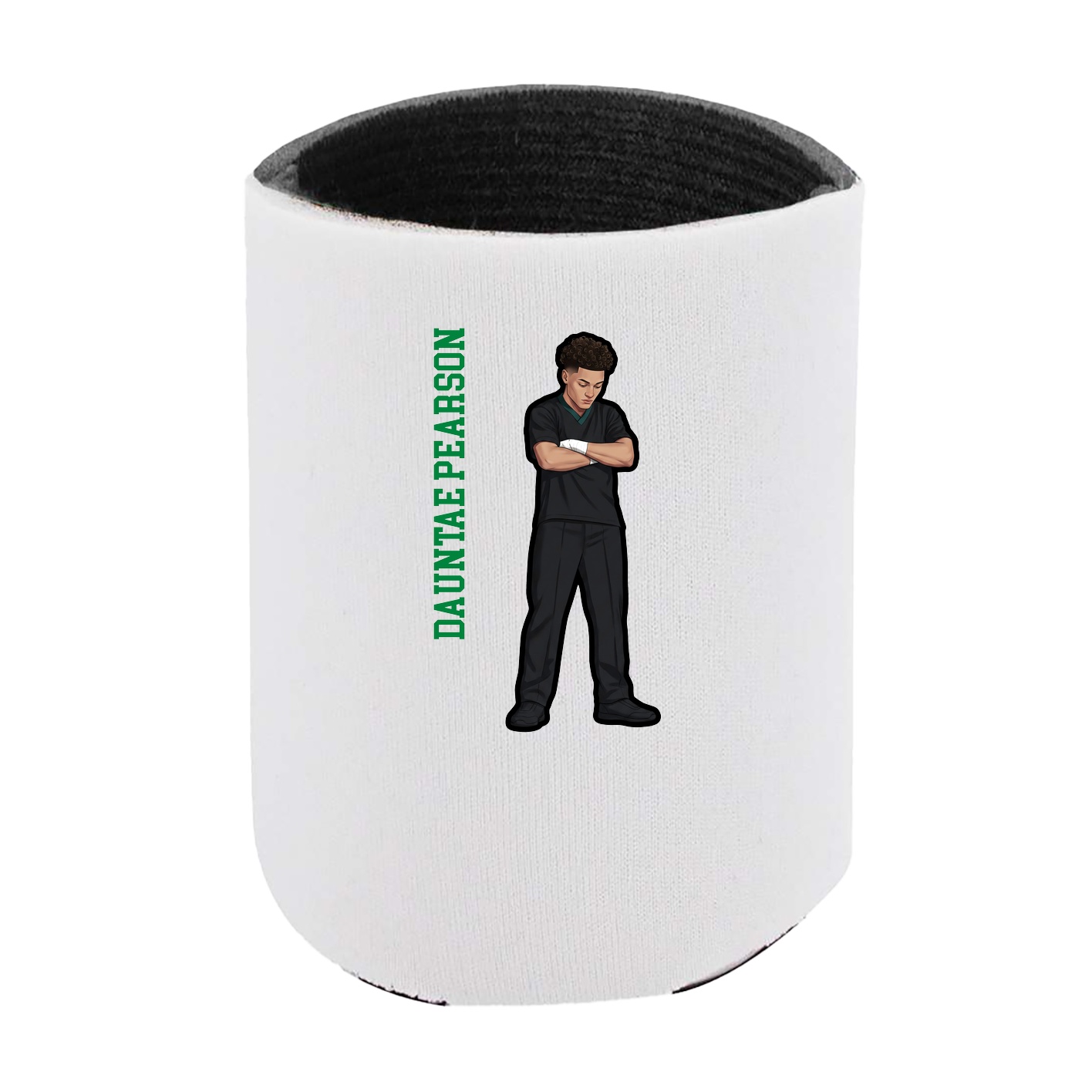Can Holder — Name Vertical in White