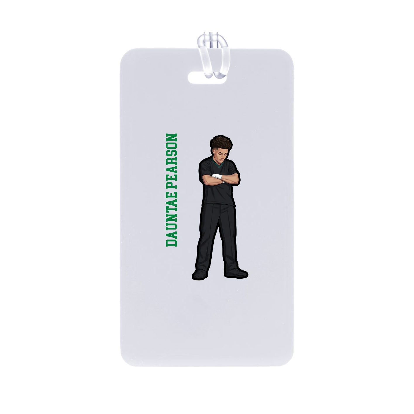 Bag Tag — Name Vertical in Classic
