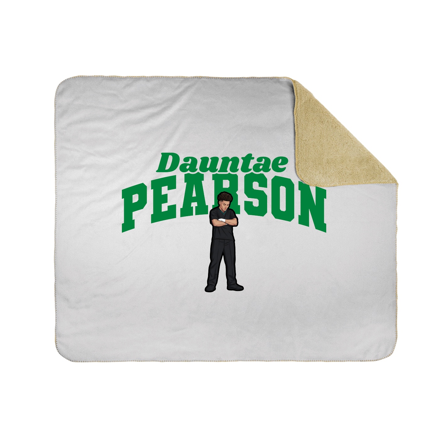 Throw Blanket — Signature Arch in White