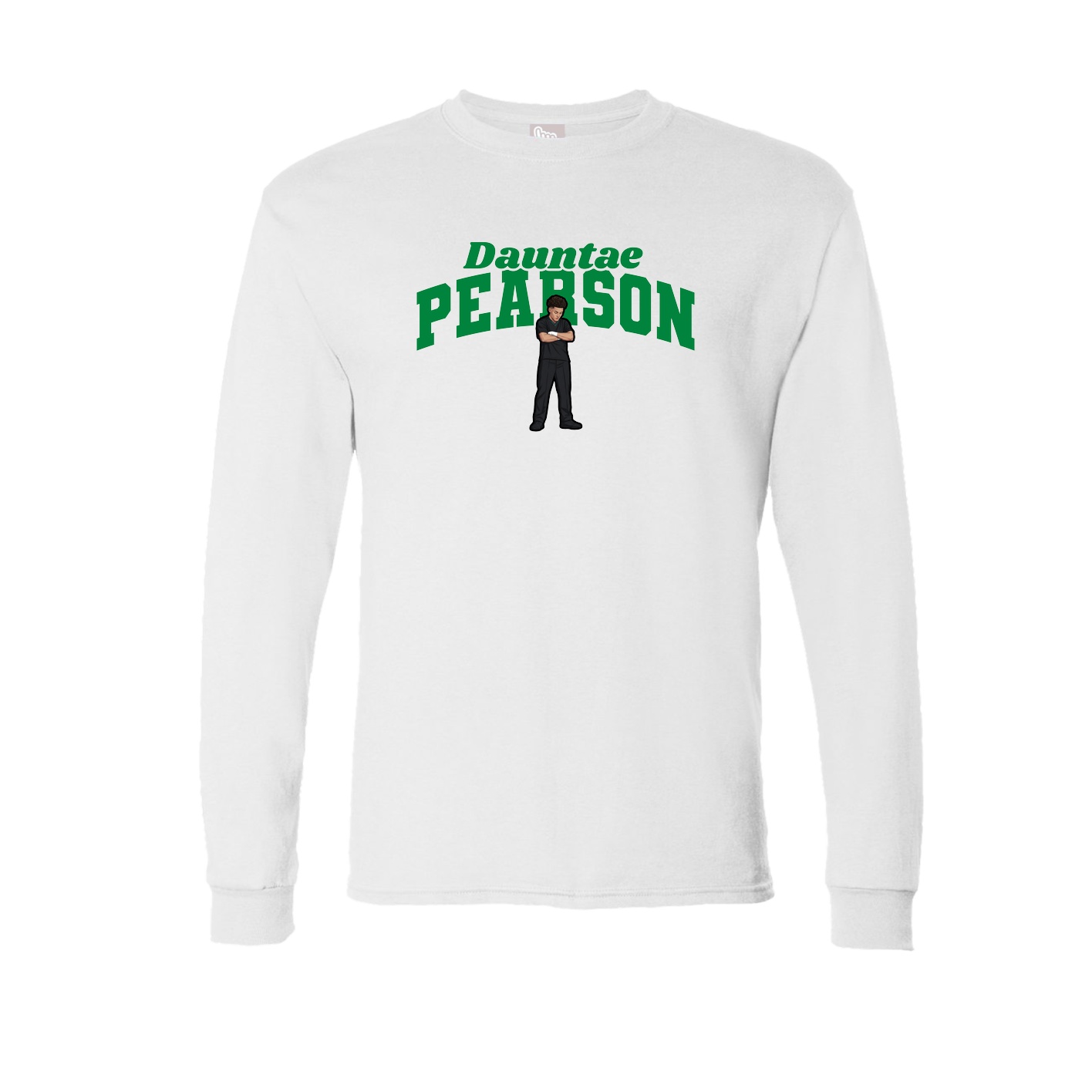 Long Sleeve Tee — Signature Arch in White