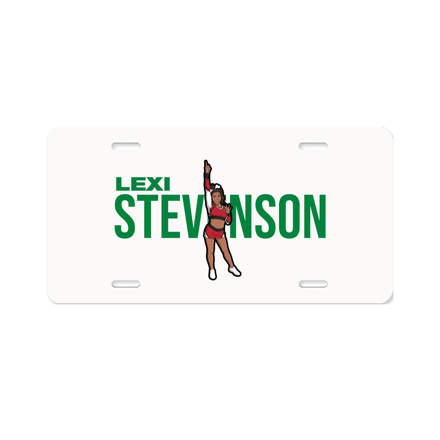 License Plate — Player Name in Classic