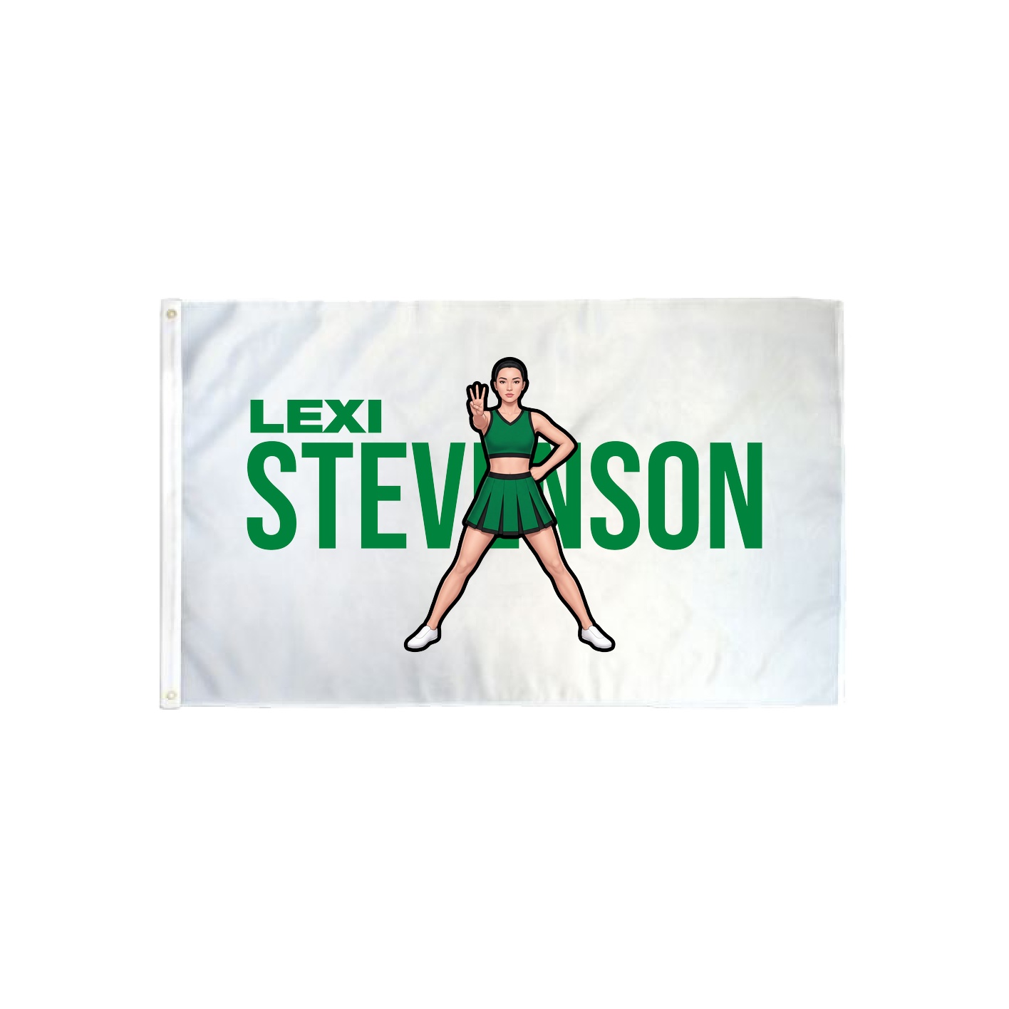 3x5 Flag — Player Name in Classic