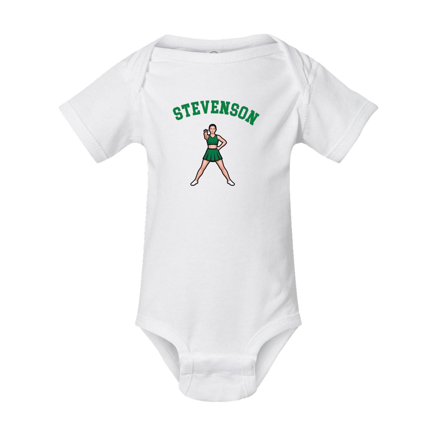 Baby Onesie — Shirsey Arch in White