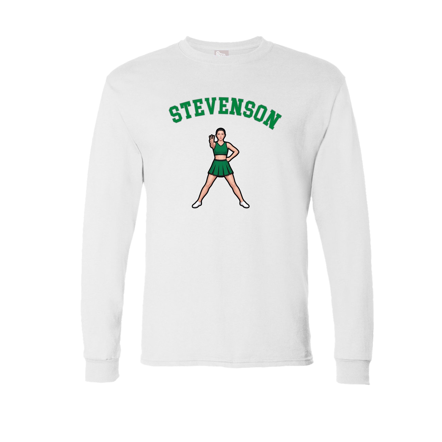 Long Sleeve Tee — Shirsey Arch in White