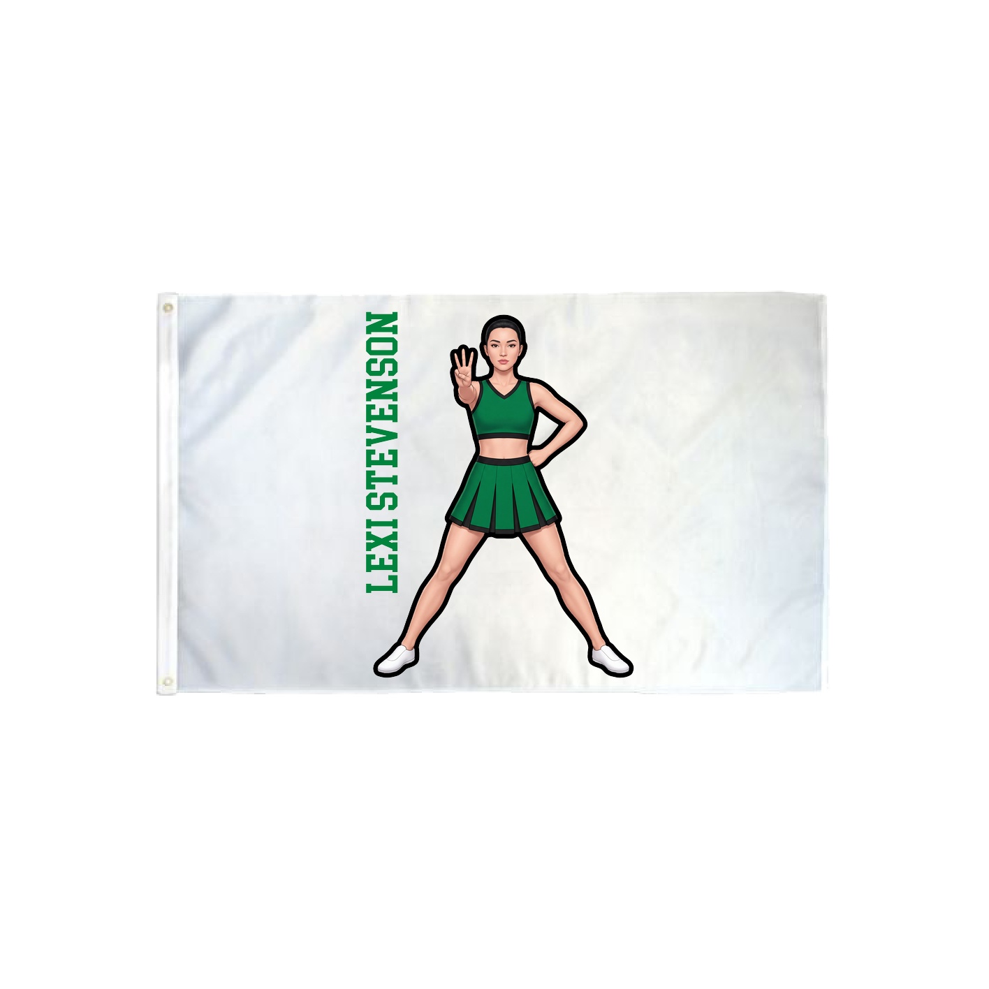 3x5 Flag — Name Vertical in Classic