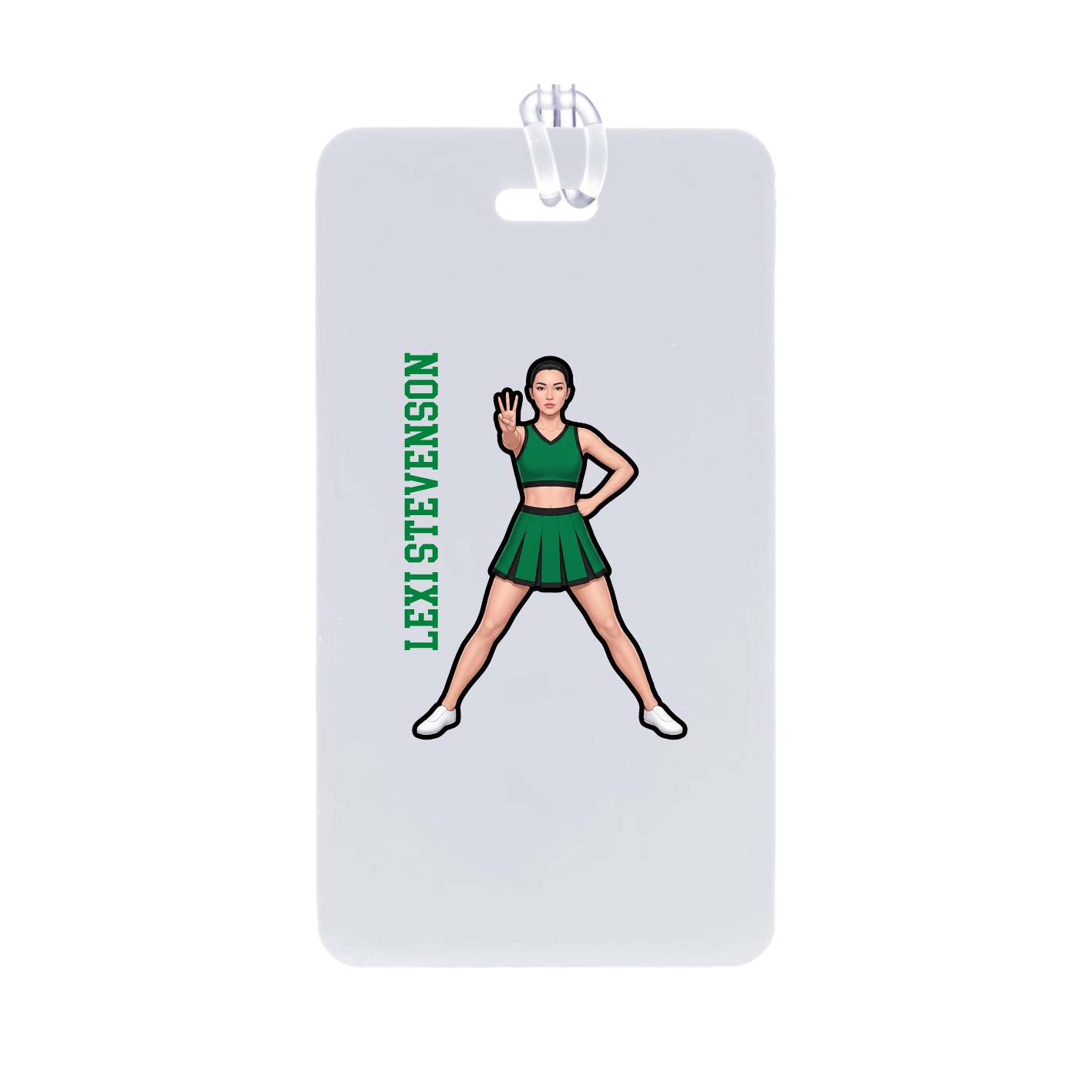 Bag Tag — Name Vertical in Classic