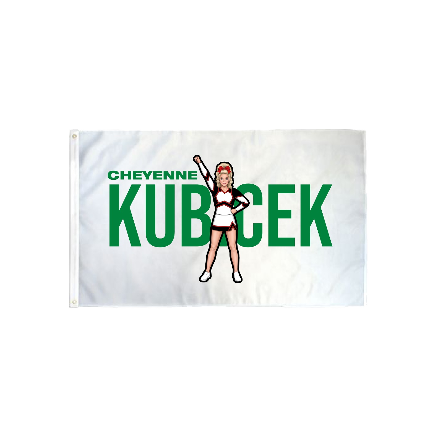 3x5 Flag — Player Name in Classic