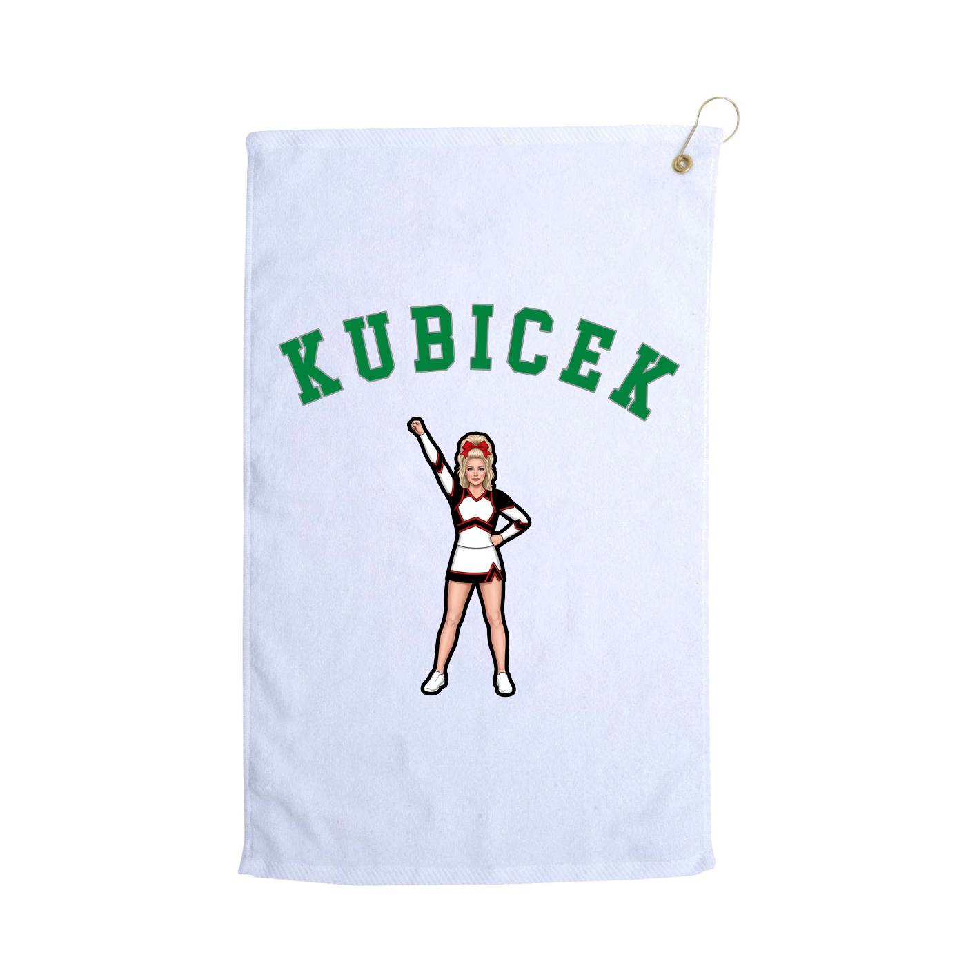 Golf Towel — Shirsey Arch in White