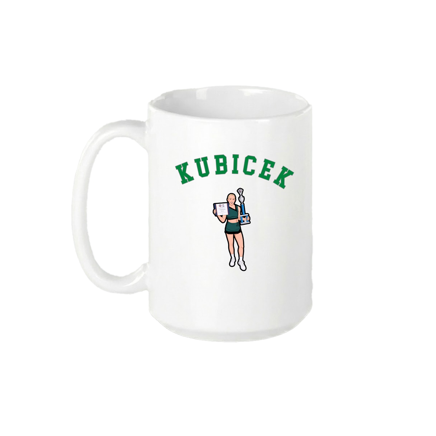 15oz Coffee Mug — Shirsey Arch in White