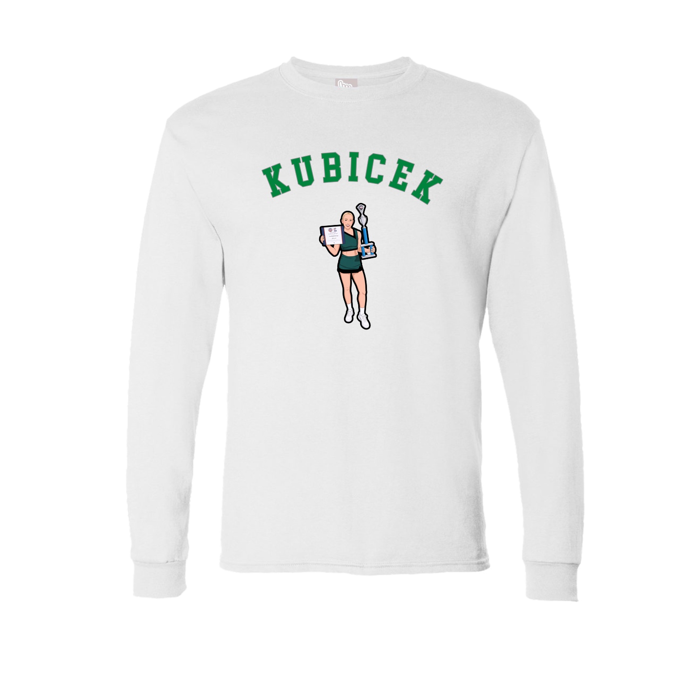 Long Sleeve Tee — Shirsey Arch in White