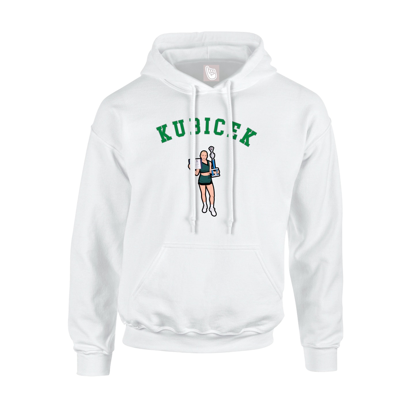 Youth Hoodie — Shirsey Arch in White