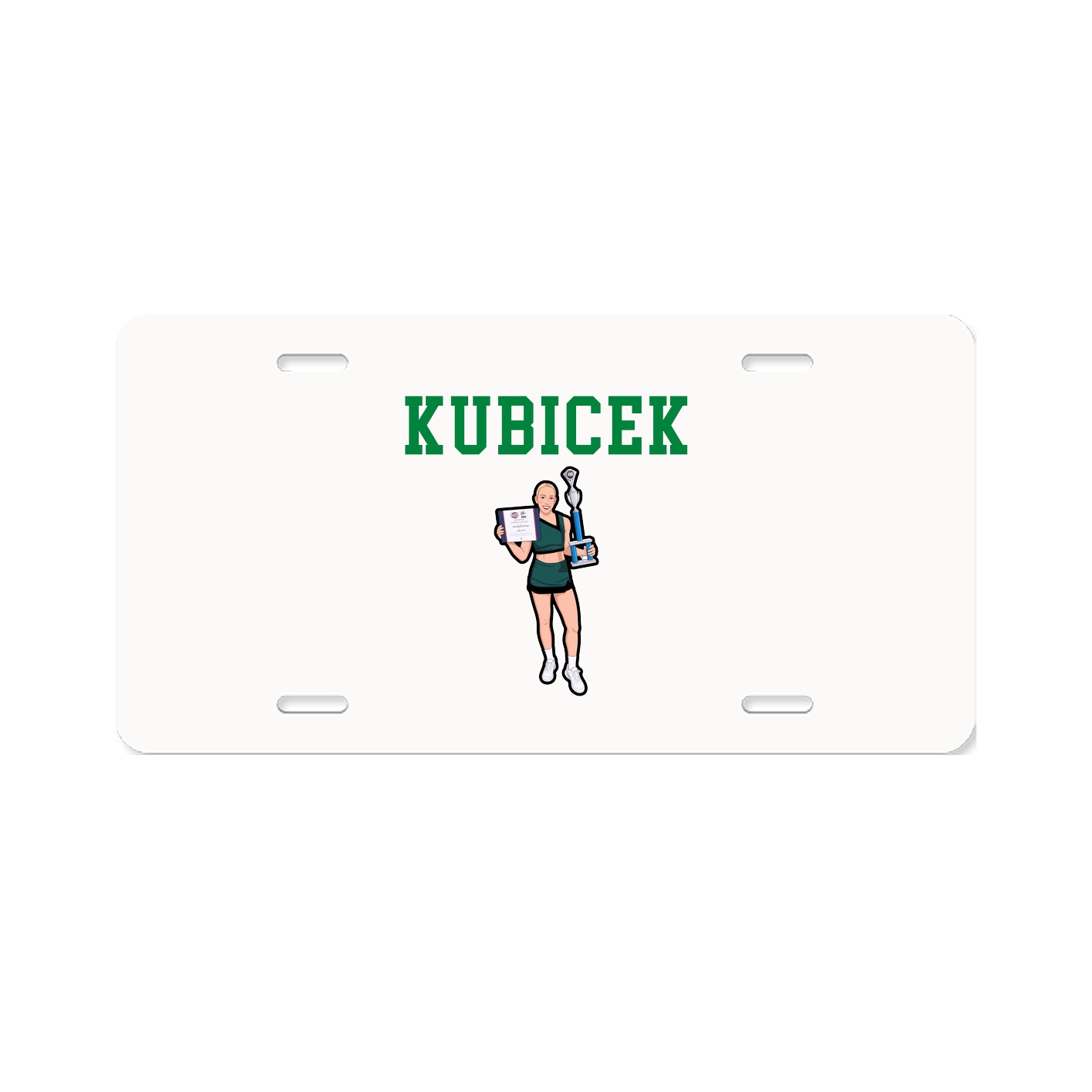 License Plate — Shirsey in Classic