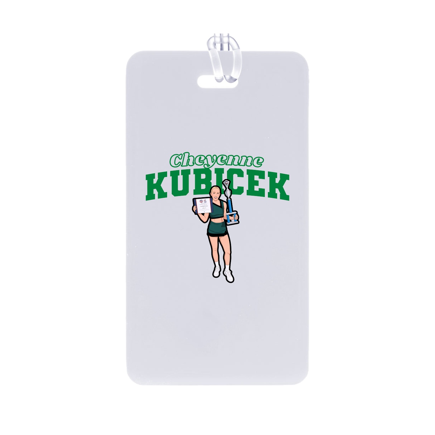 Bag Tag — Name Arch in Classic
