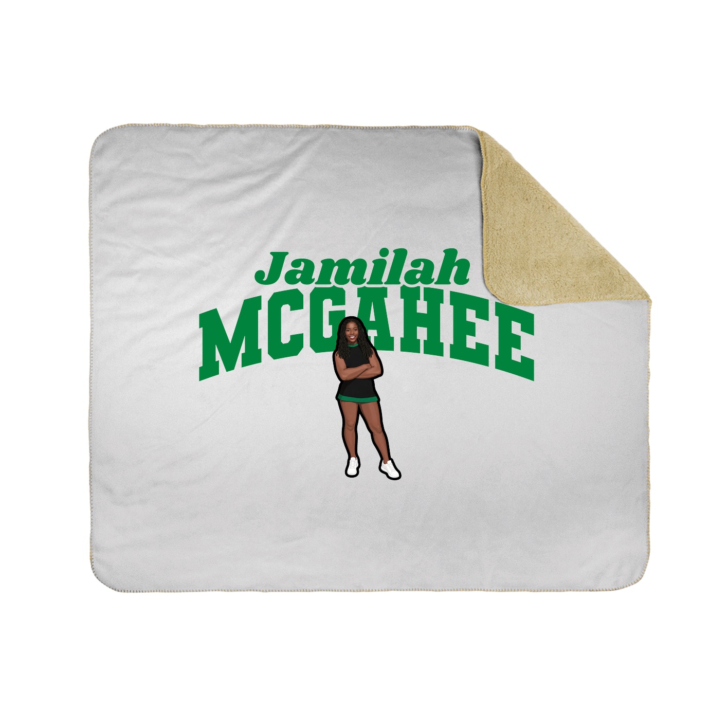 Throw Blanket — Signature Arch in White