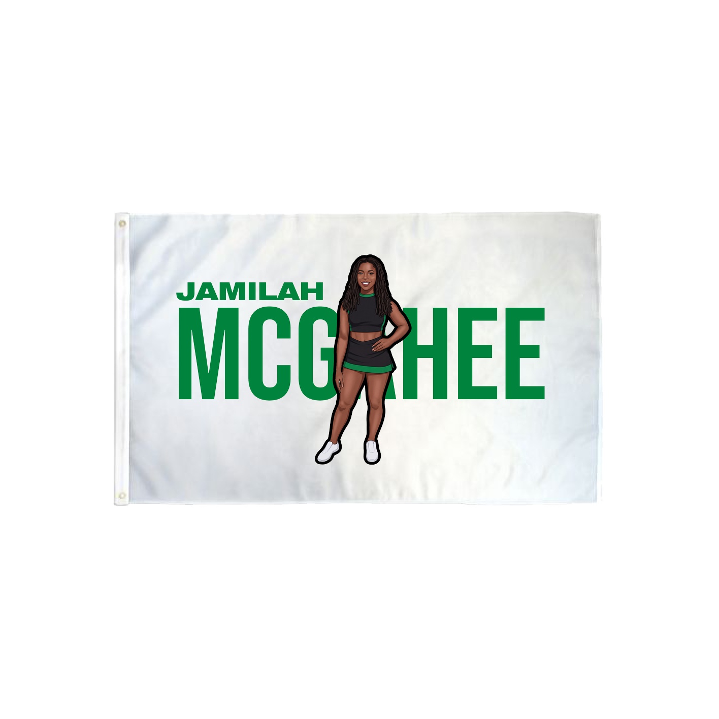 3x5 Flag — Player Name in Classic