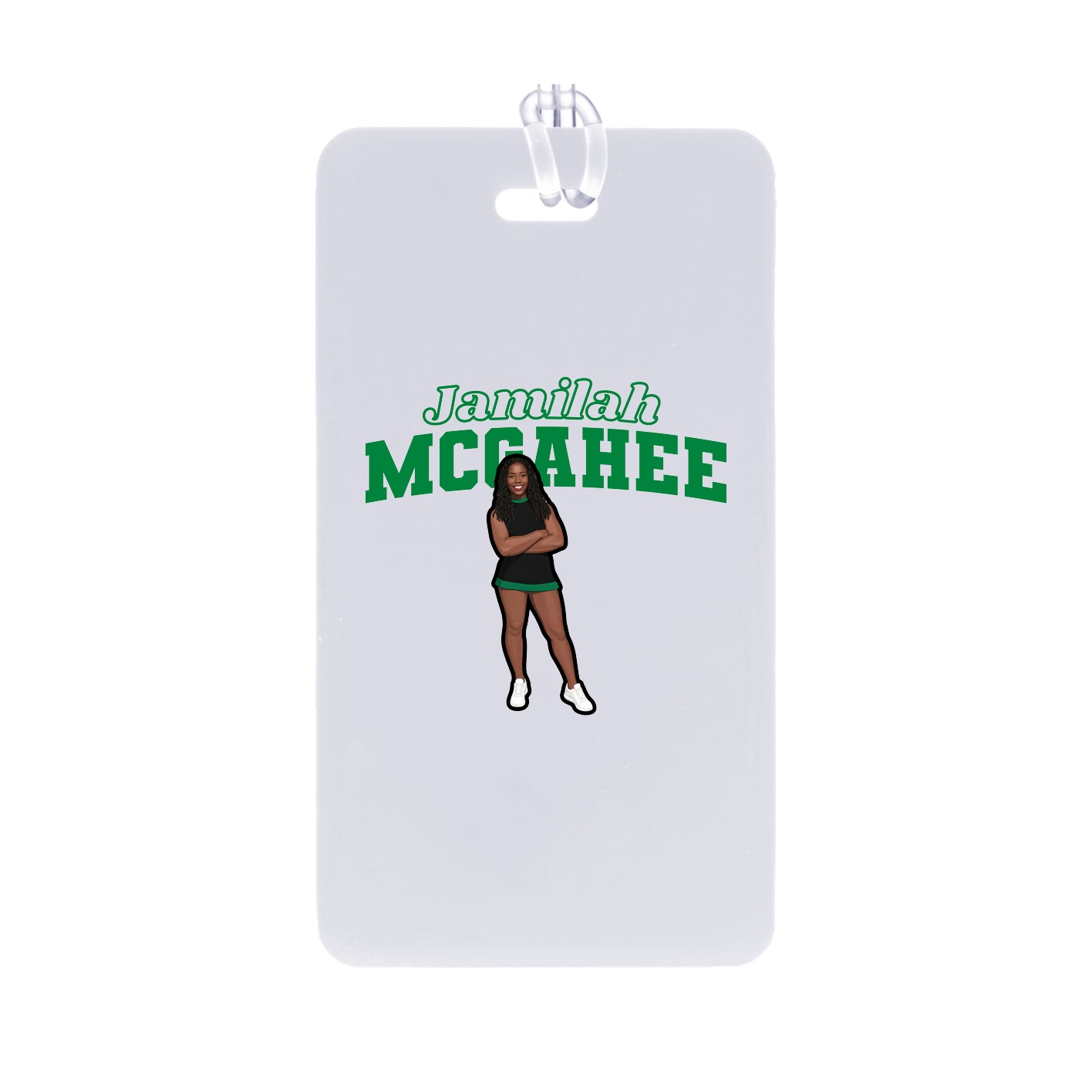 Bag Tag — Name Arch in Classic