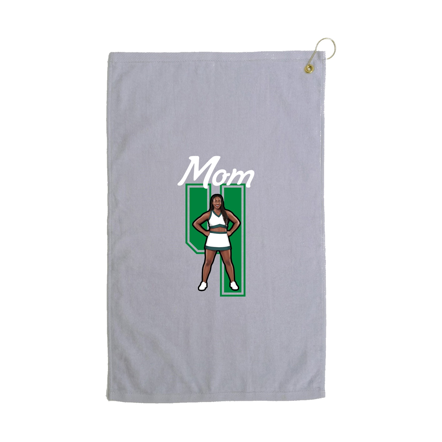 Golf Towel — Mothers Day Shirsey in Grey