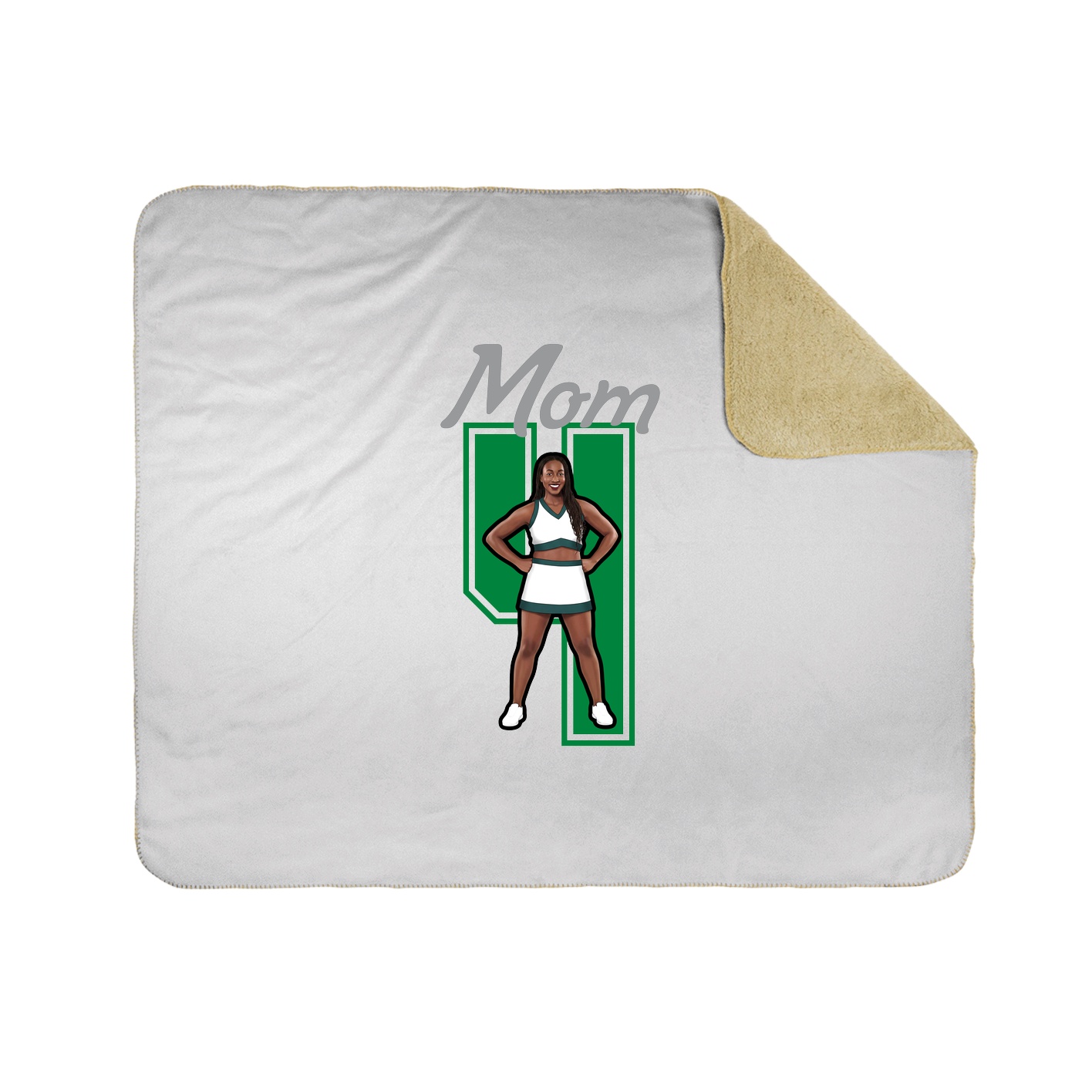 Throw Blanket — Mothers Day Shirsey in White