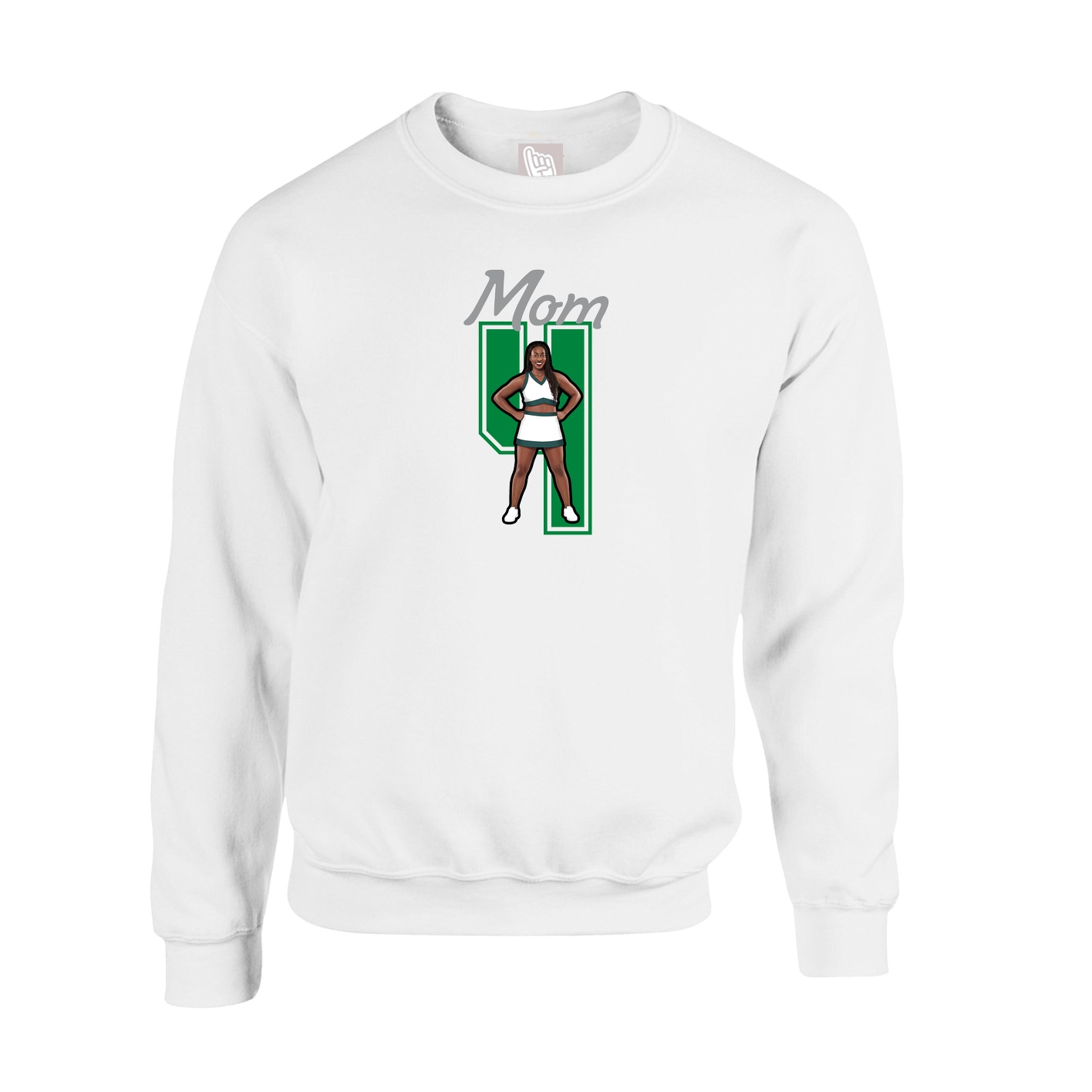 Fleece Crew — Mothers Day Shirsey in White