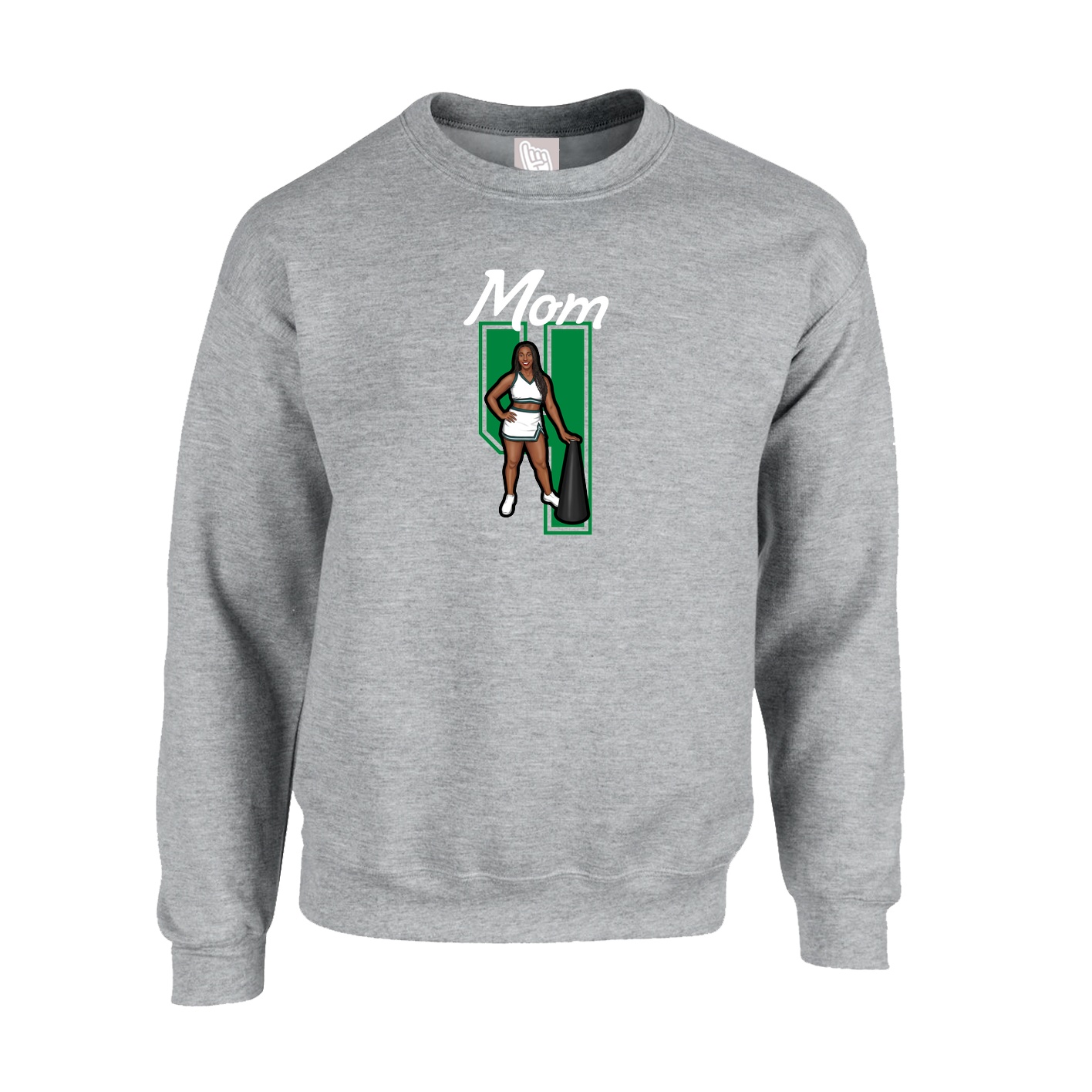 Fleece Crew — Mothers Day Shirsey in Grey