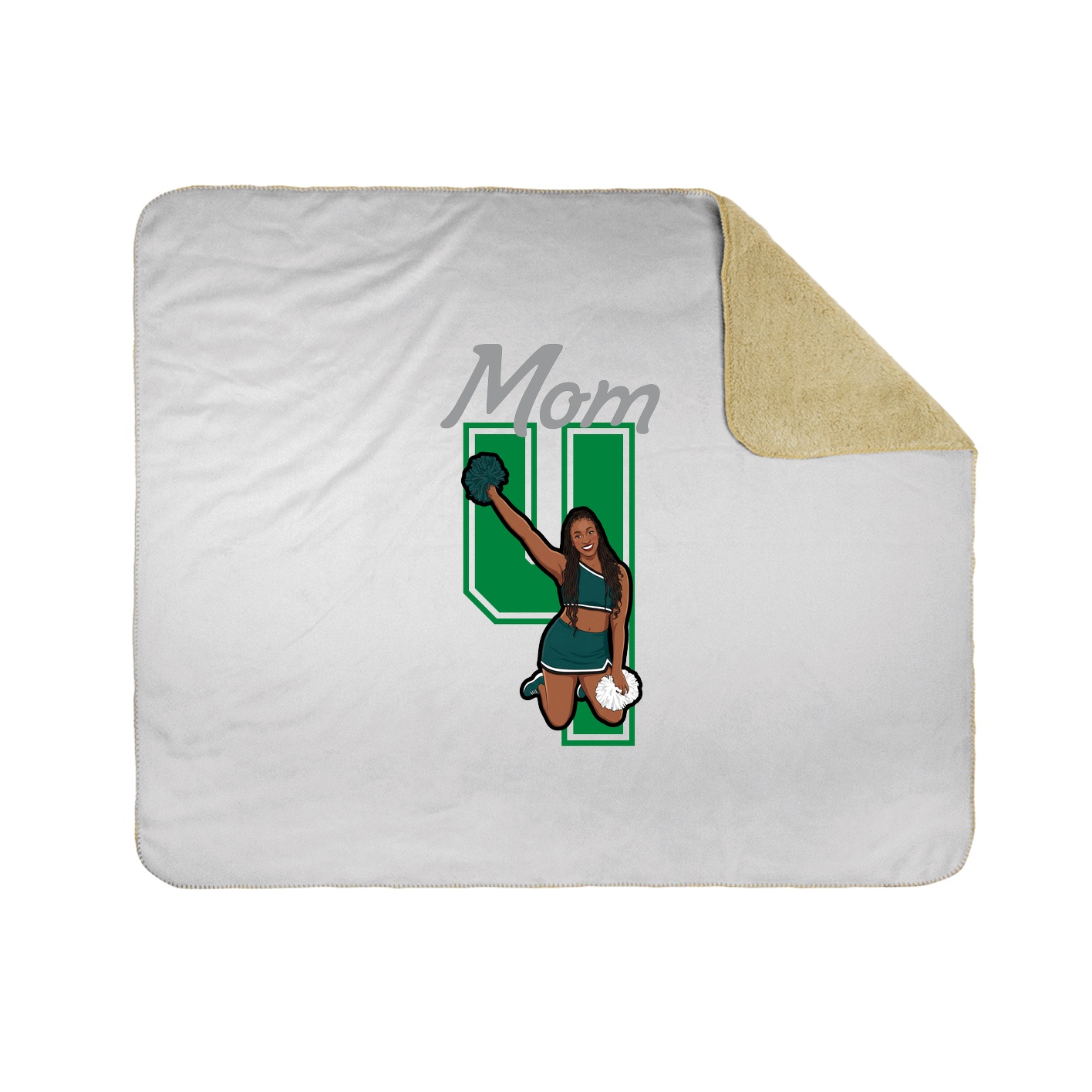 Throw Blanket — Mothers Day Shirsey in White