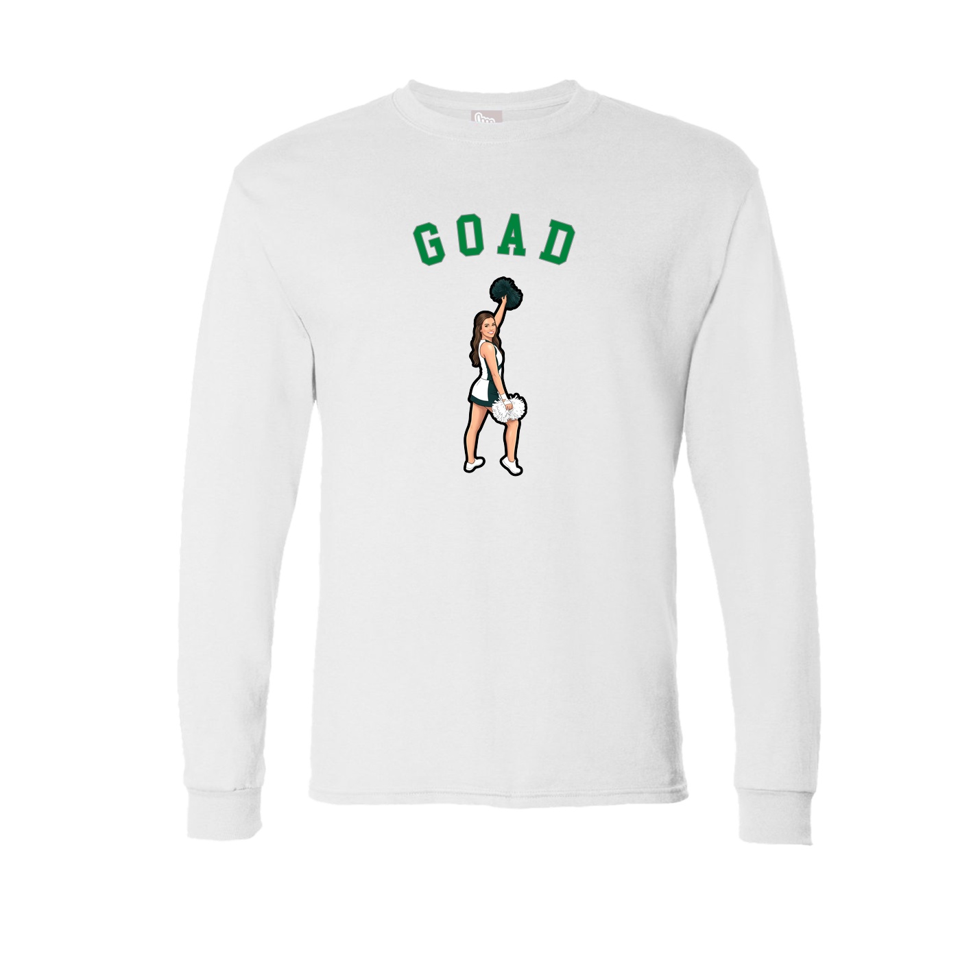 Long Sleeve Tee — Shirsey Arch in White
