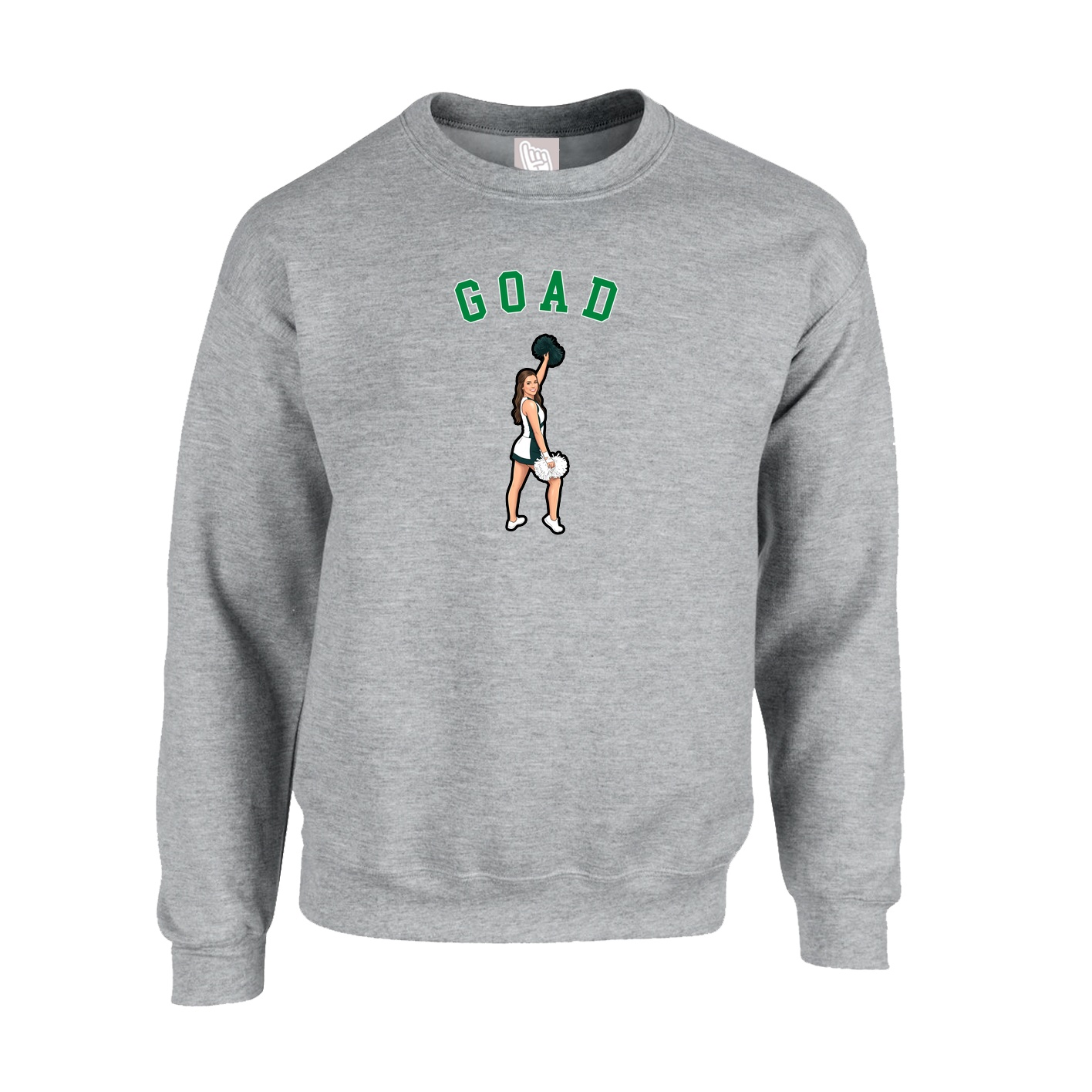 Fleece Crew — Shirsey Arch in Grey