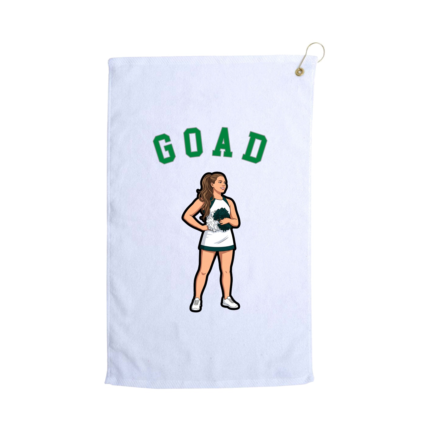 Golf Towel — Shirsey Arch in White