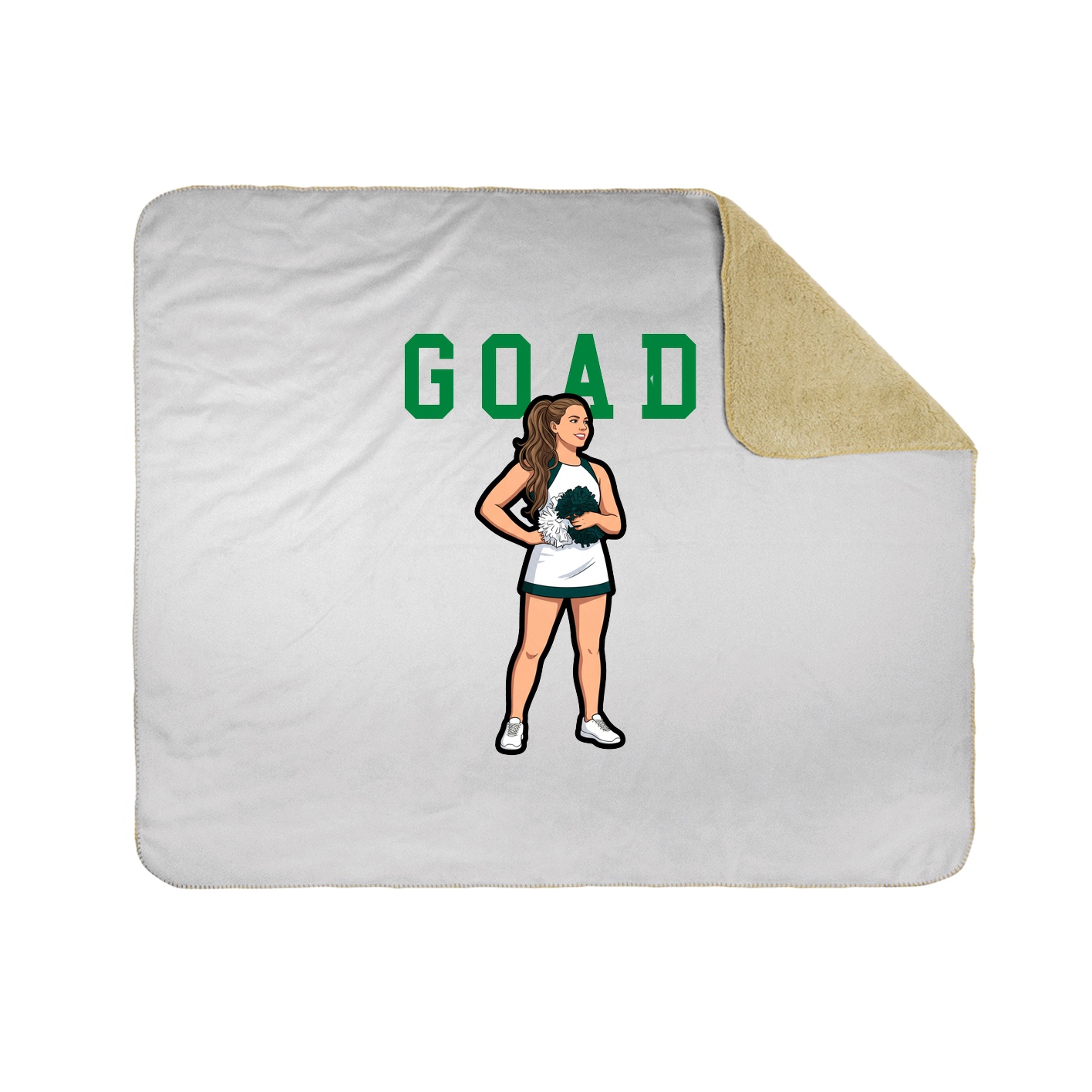 Throw Blanket — Shirsey in White