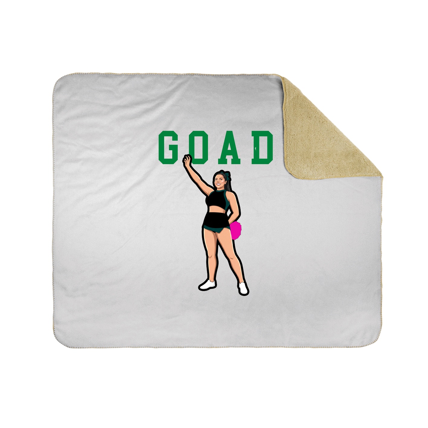 Throw Blanket — Shirsey in White