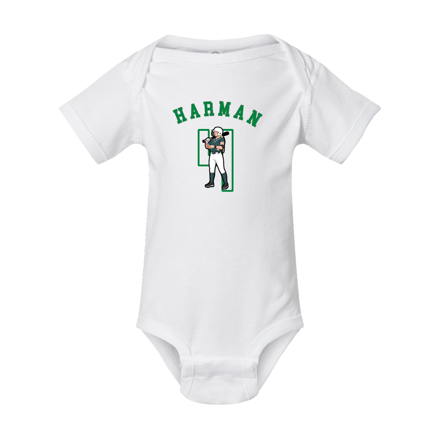 Baby Onesie — Shirsey Arch in White