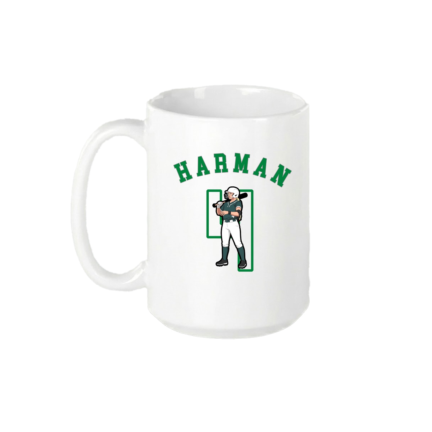 15oz Coffee Mug — Shirsey Arch in White