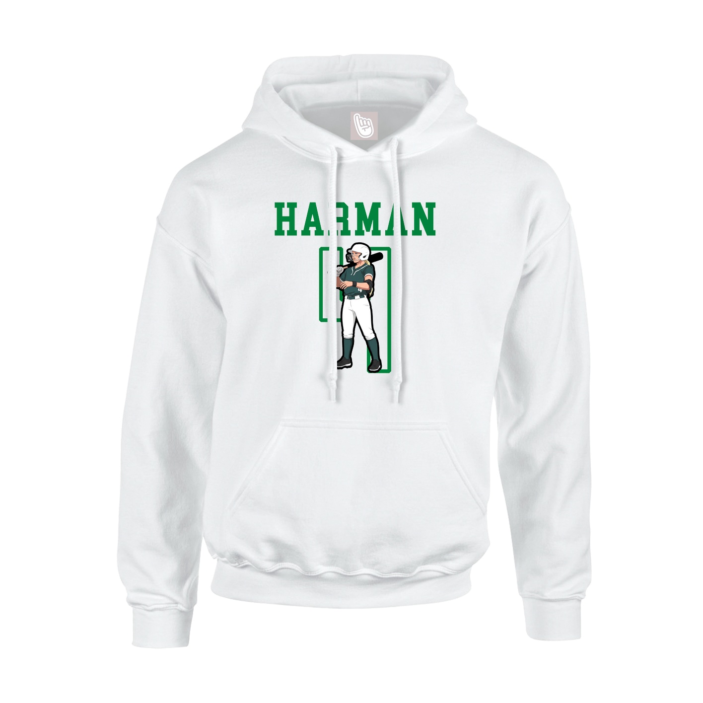 Youth Hoodie — Shirsey in White