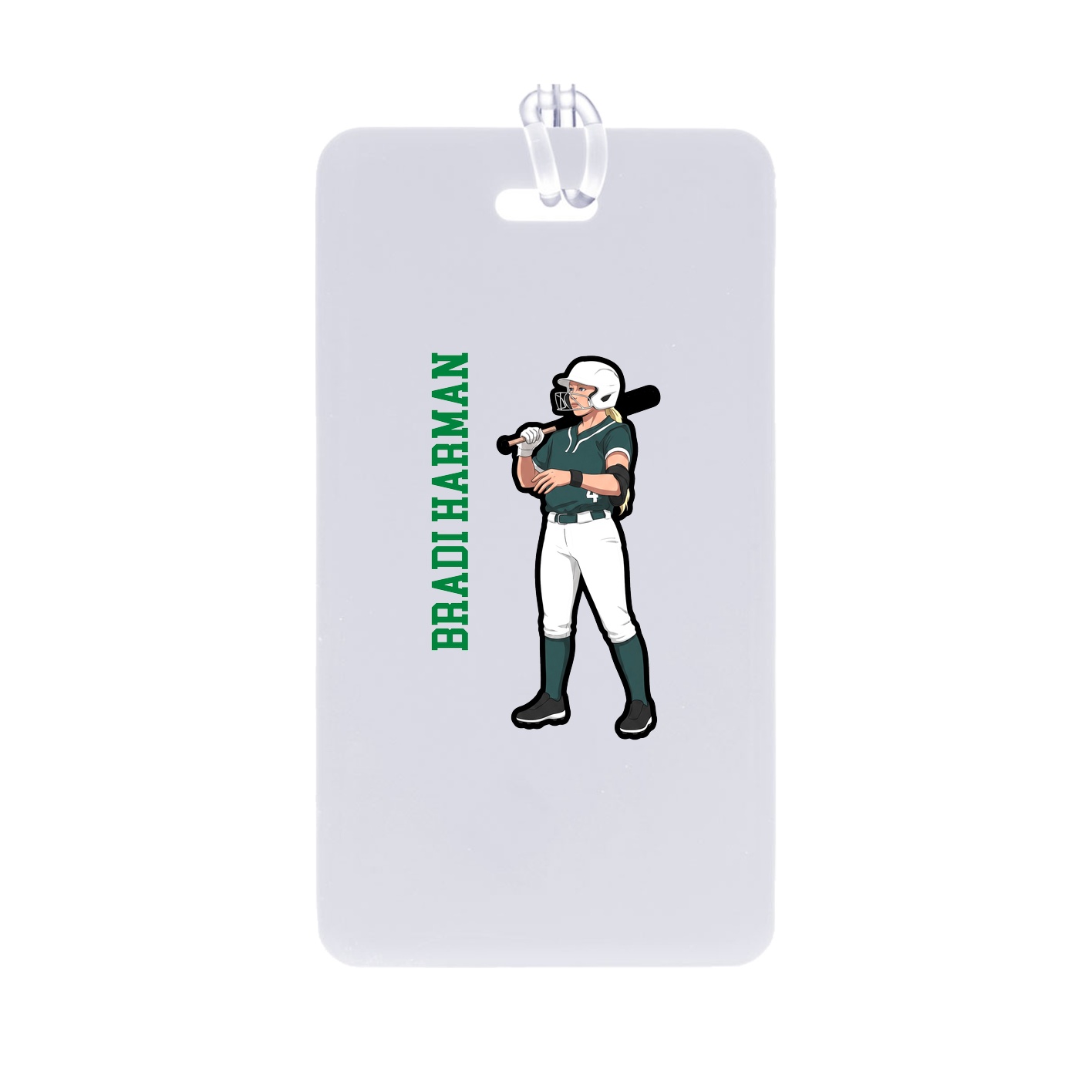 Bag Tag — Name Vertical in Classic