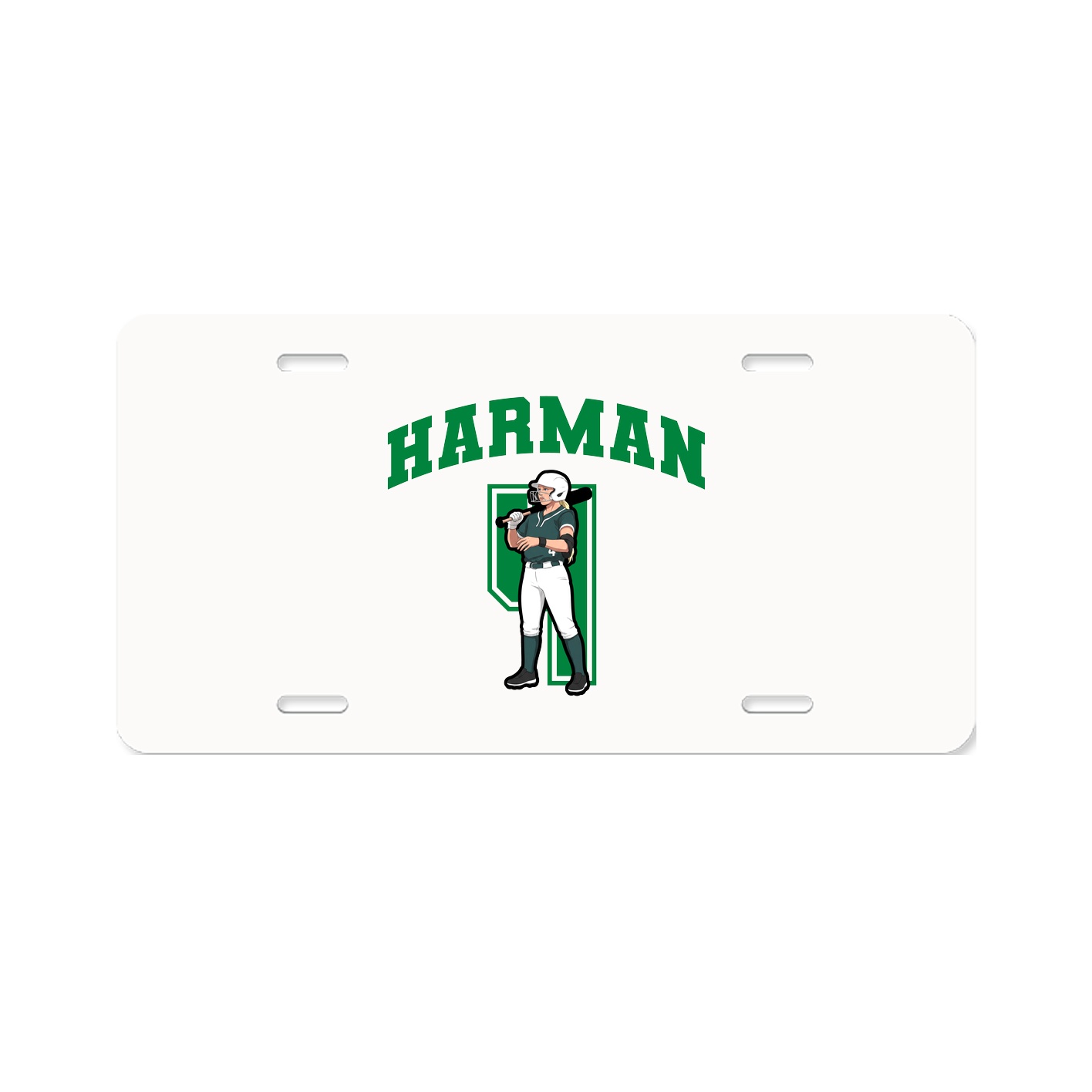 License Plate — Number in Classic