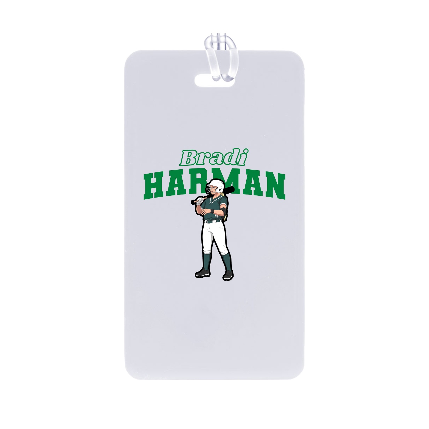 Bag Tag — Name Arch in Classic