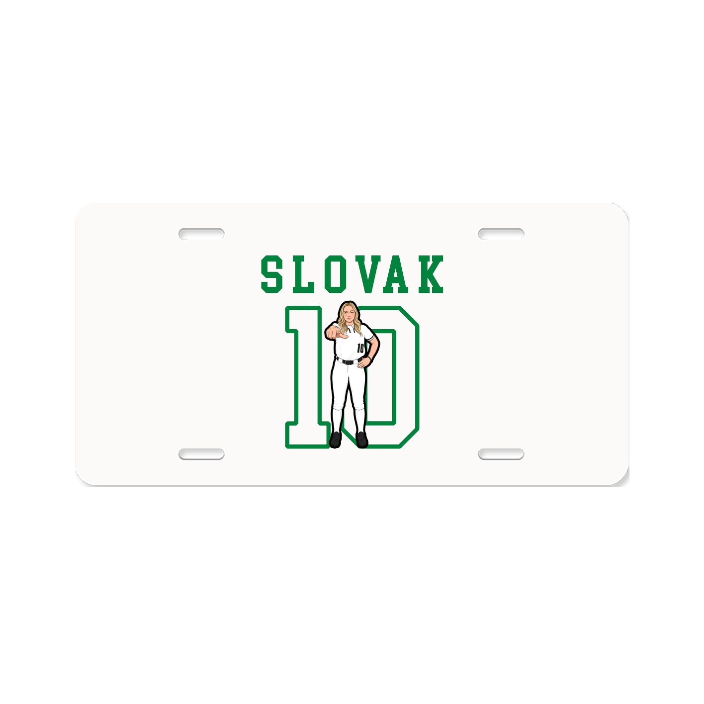 License Plate — Shirsey in Classic